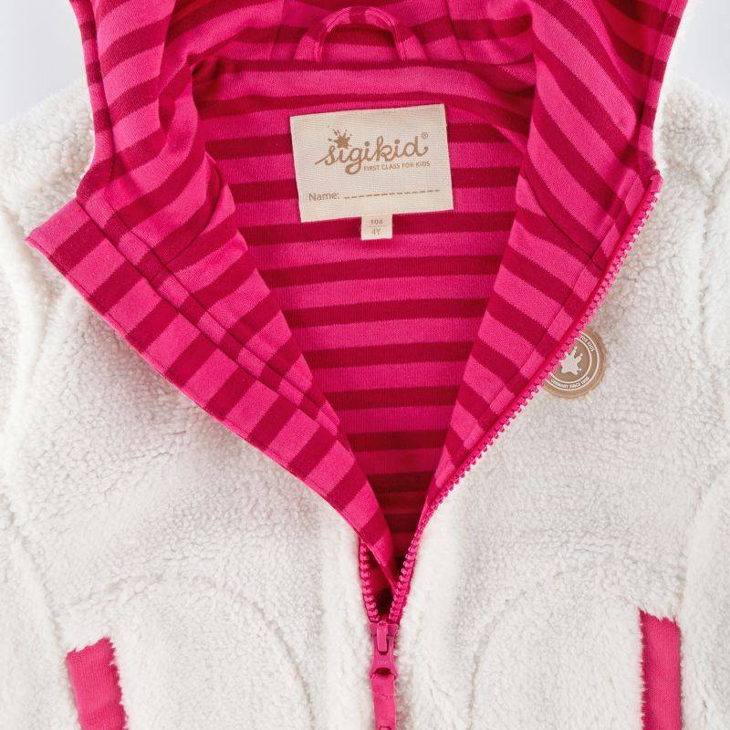 Sigikid Kinder Teddyjacke Crazy Lama, weiß Günstiger Verkauf