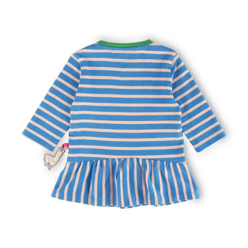 Sigikid Baby Kleid Crazy Lama, blau gestreift Meist gekauft