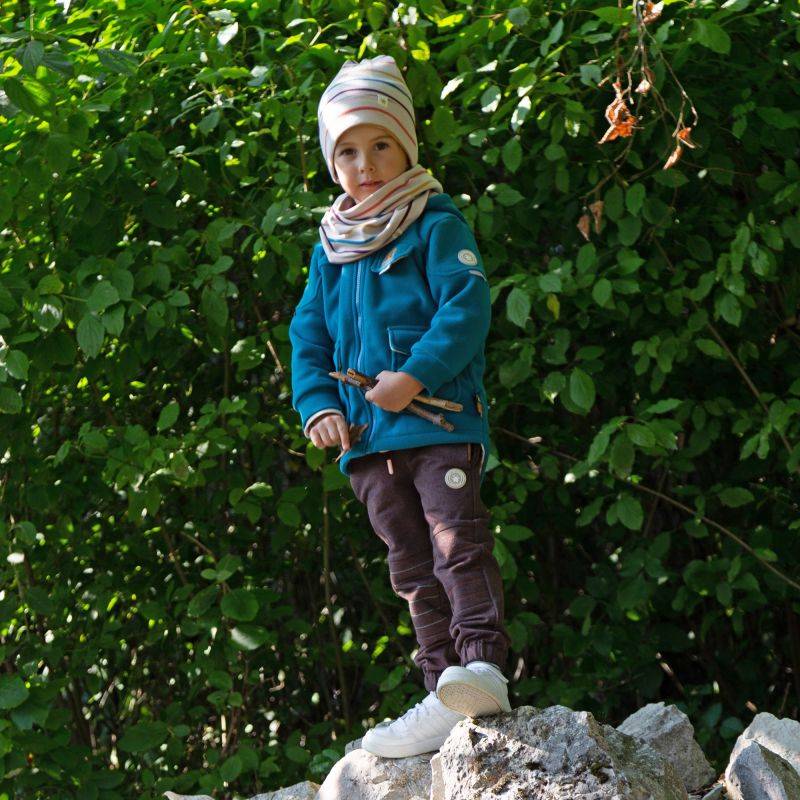 Sigikid Kinder Fleecejacke, grün Vatertagsangebot