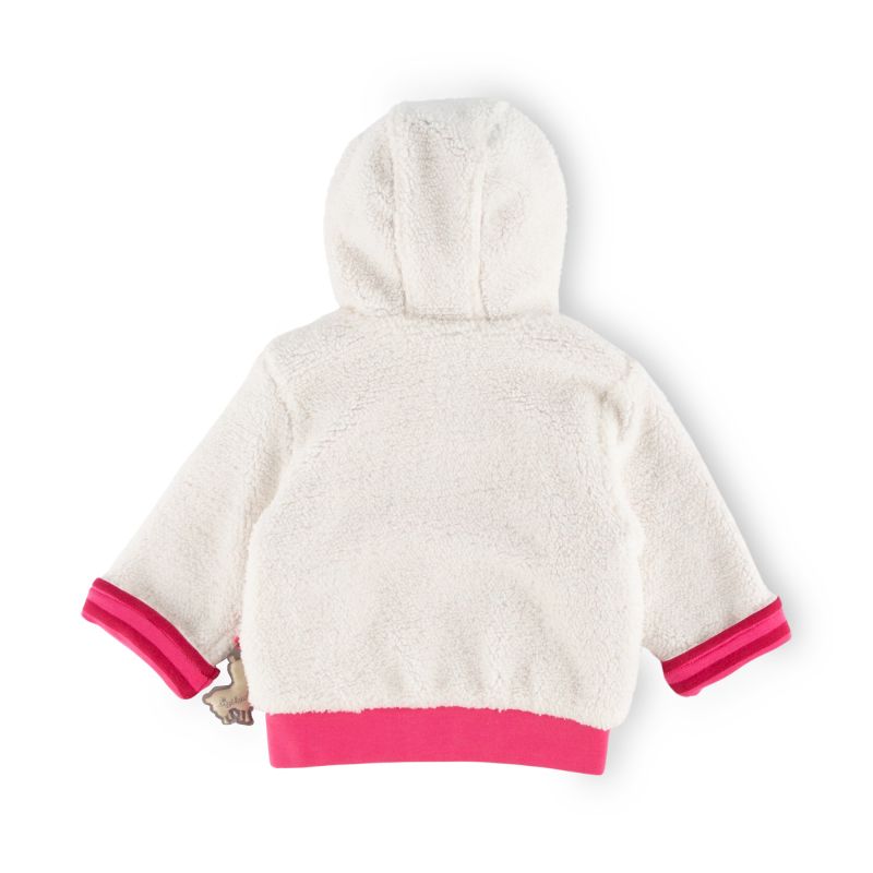 Sigikid Baby Teddyjacke Crazy Lama, weiß Valentinstagsangebot