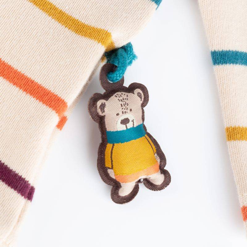 Sigikid Baby Langarmshirt Bär, bunt gestreift Online Outlet