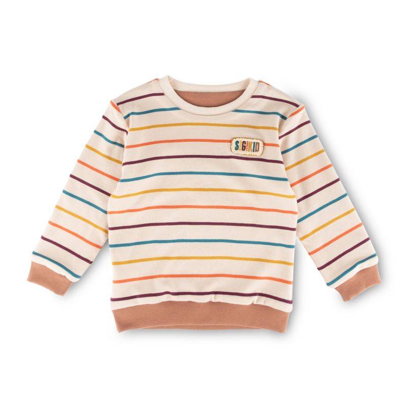 Sigikid Kinder Wendeshirt Fuchs, bunt gestreift oder braun Zeitlich begrenztes Angebot