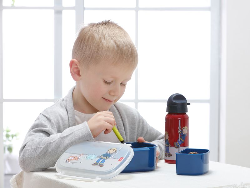 Sigikid Kinder Brotzeitbox für Jungen, Frido Firefighter Tiefpreis