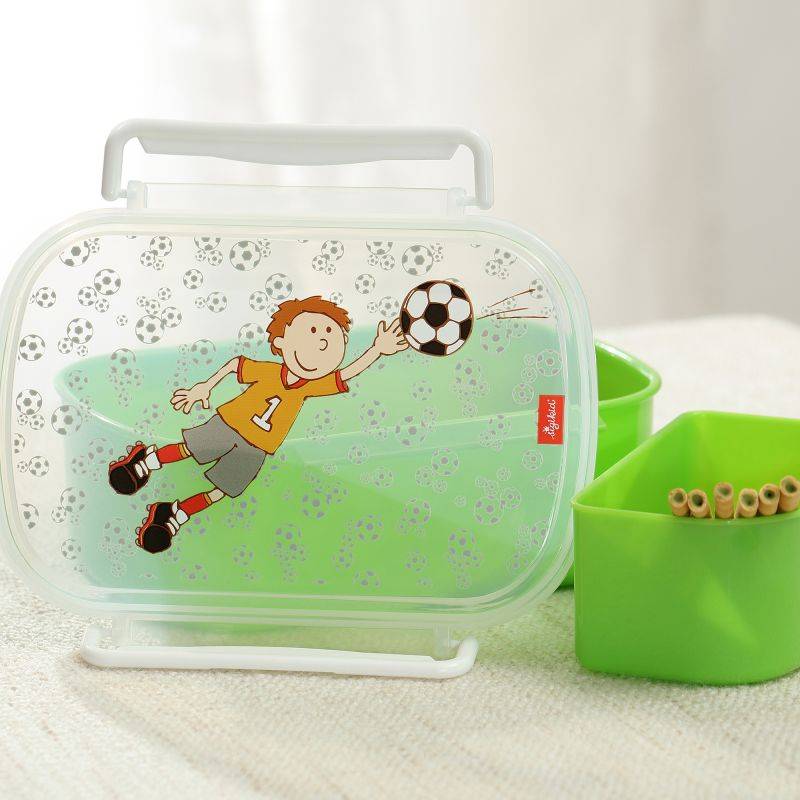 Sigikid Kinder Brotzeitbox für Fußballfans mit Kily Keeper Günstiger Verkauf