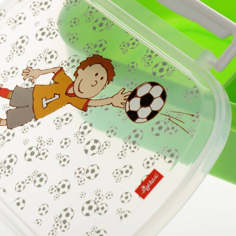 Sigikid Kinder Brotzeitbox für Fußballfans mit Kily Keeper Günstiger Verkauf