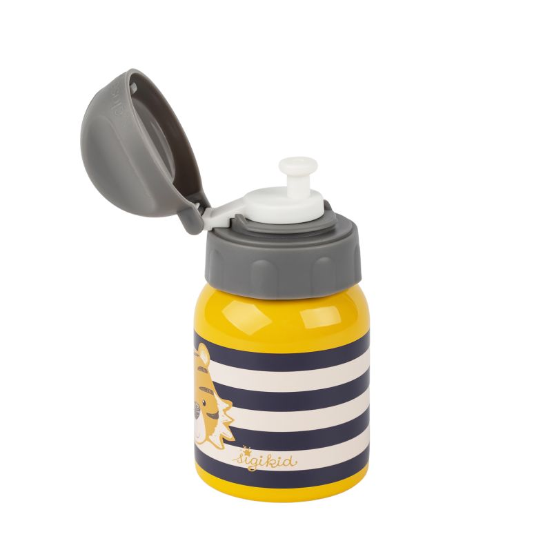 Sigikid Edelstahl Kinder Trinkflasche Tiger, 250ml Räumungsverkauf