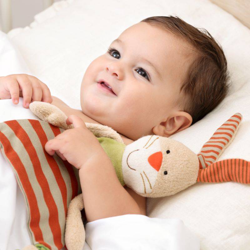 Sigikid Schnuffeltuch Organic GREEN Hase Outlet