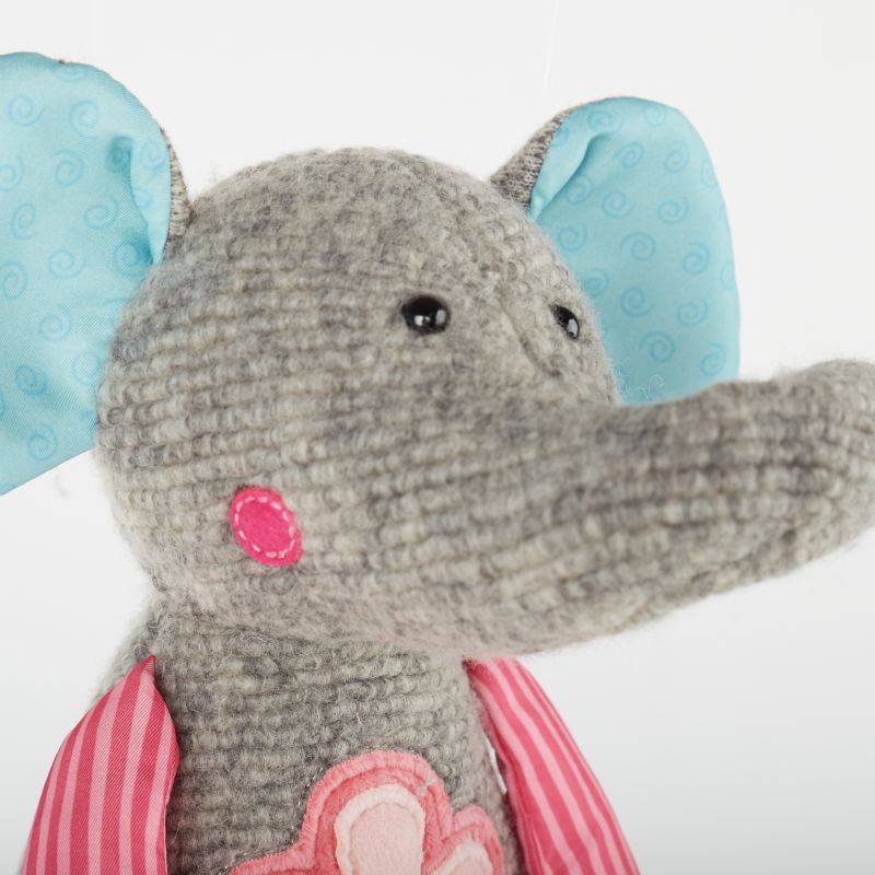 Sigikid Kuscheltier Elefant rosa, Patchwork Sweety 50% Rabatt für begrenzte Zeit