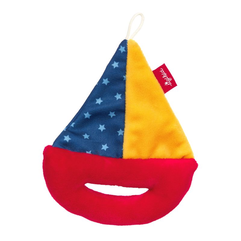 Sigikid Baby Greifling Segelboot, Red Stars Limitierter Zeitrabatt