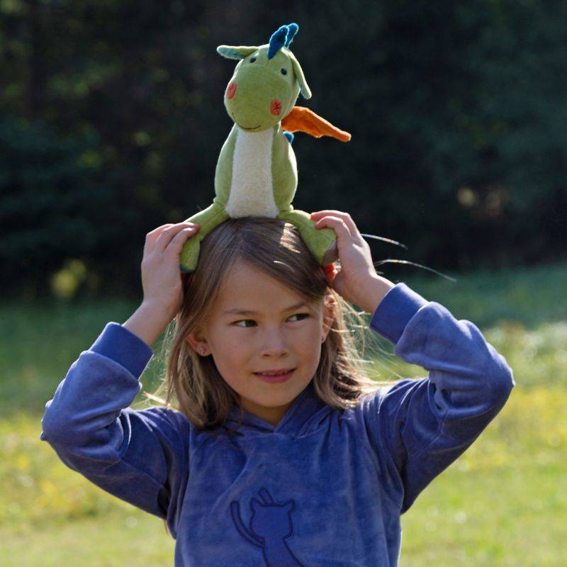 Sigikid Kuscheltier Drache grün, Patchwork Sweety Kauf eins, bekomm eins gratis