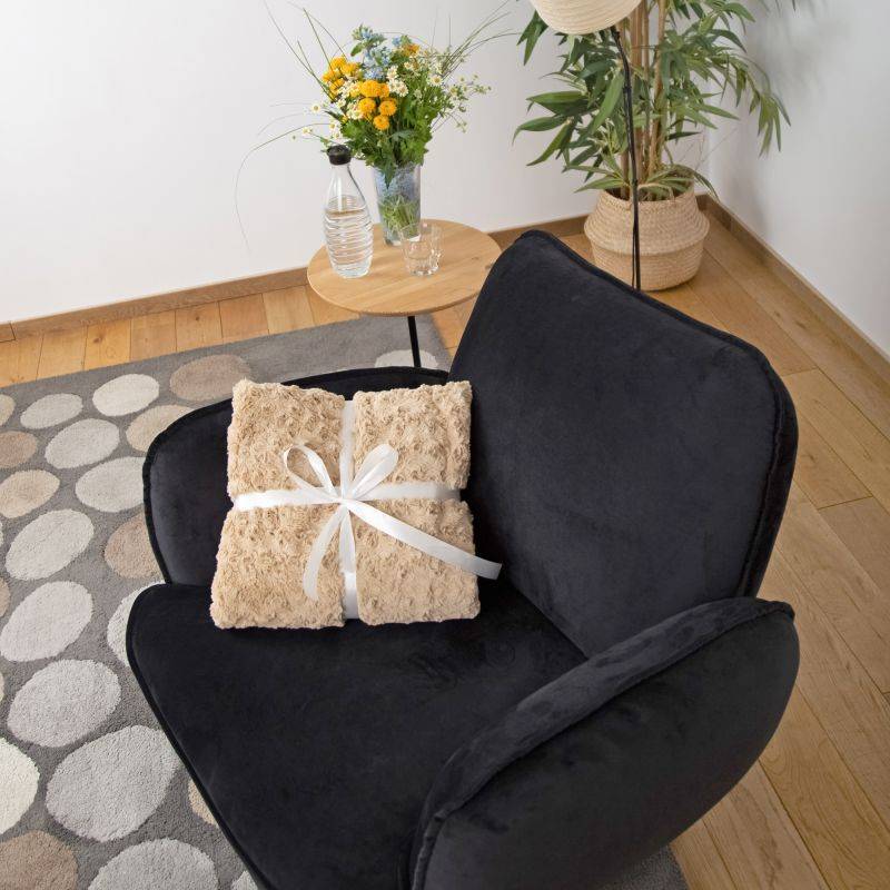 Sigikid Beasts Kuscheldecke Plüsch, beige meliert Sonderangebote