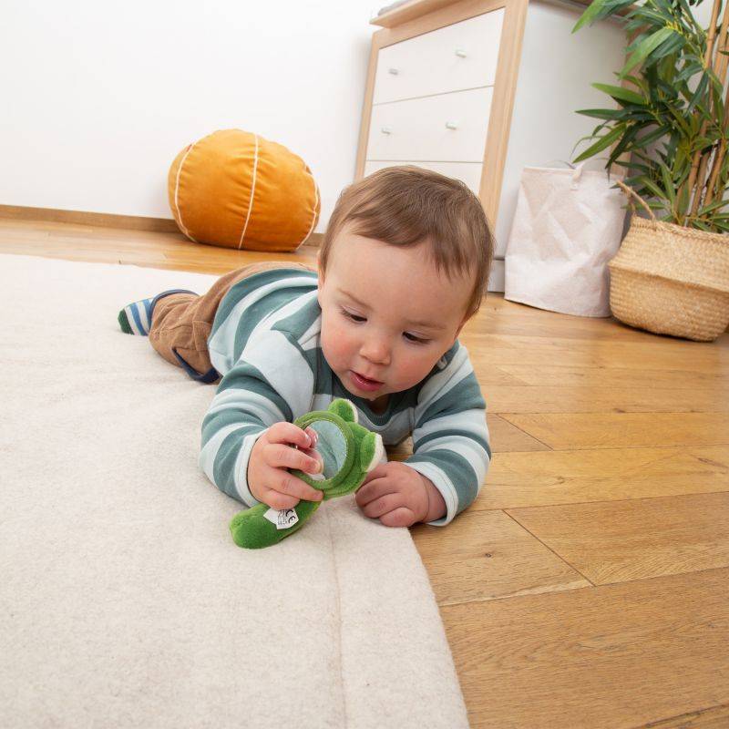 Sigikid Baby Greifling Frosch mit Spiegel, Red Stars Bis zu 65% Rabatt