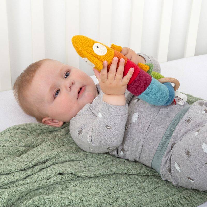 Sigikid Baby Strick Greifling Chamäleon Discount Store für neue Produkte