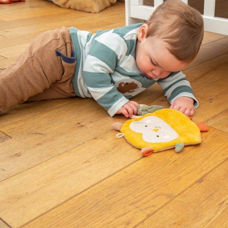 Sigikid Baby Knistergreifling Eule, Green Bio Kollektion Riesige Rabatte