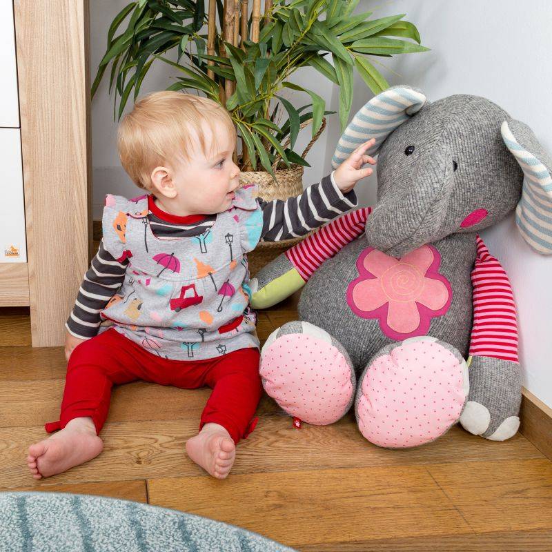 Sigikid XXL Kuscheltier Elefant im Patchworkstyle Rabatte dieses Monats