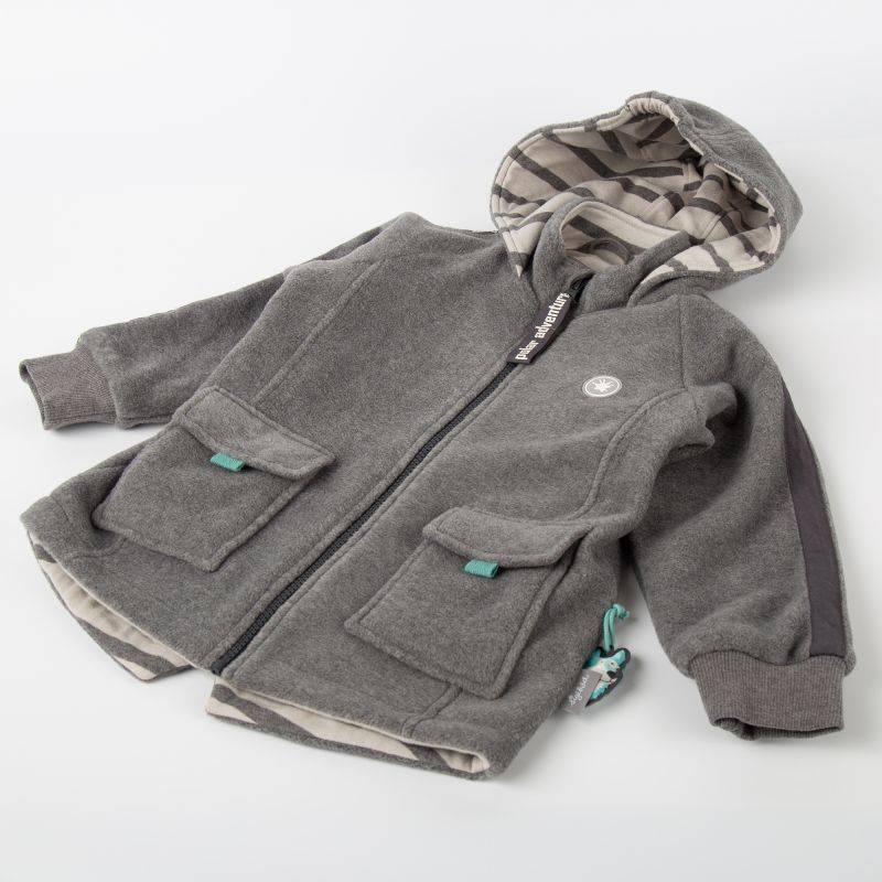 Sigikid Kinder Fleecejacke Polar Expedition, graumeliert Großer Ausverkauf