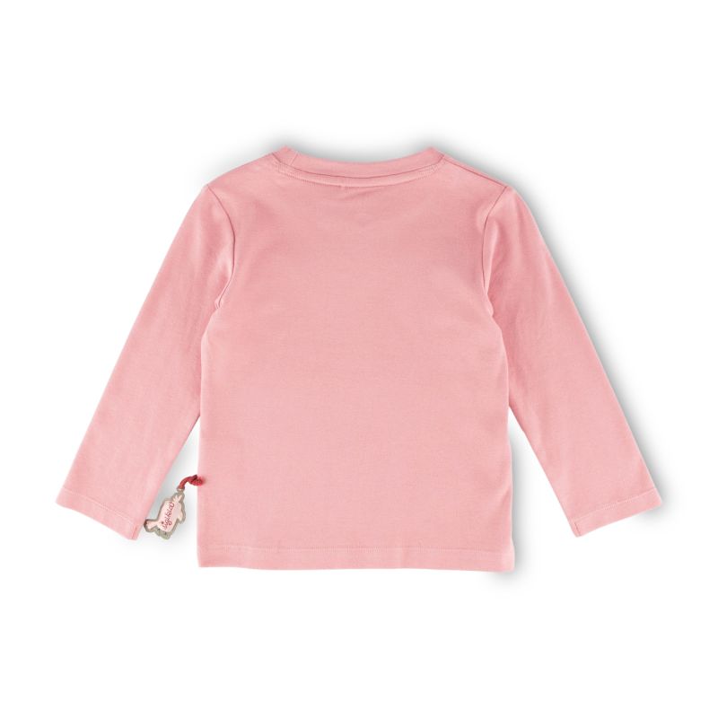Sigikid Kinder Langarmshirt mit Stickmotiv Kakadu, rosa Preisnachlass