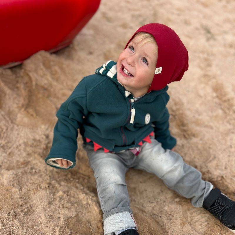 Sigikid Baby Fleecejacke Dino, grün Saisonschlussverkauf