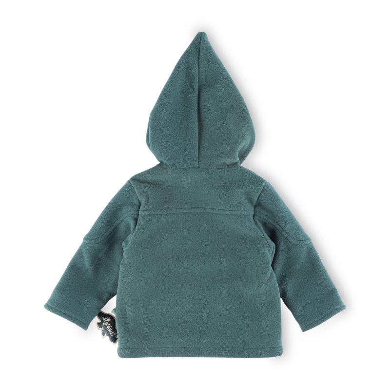 Sigikid Baby Fleecejacke Dino, grün Saisonschlussverkauf