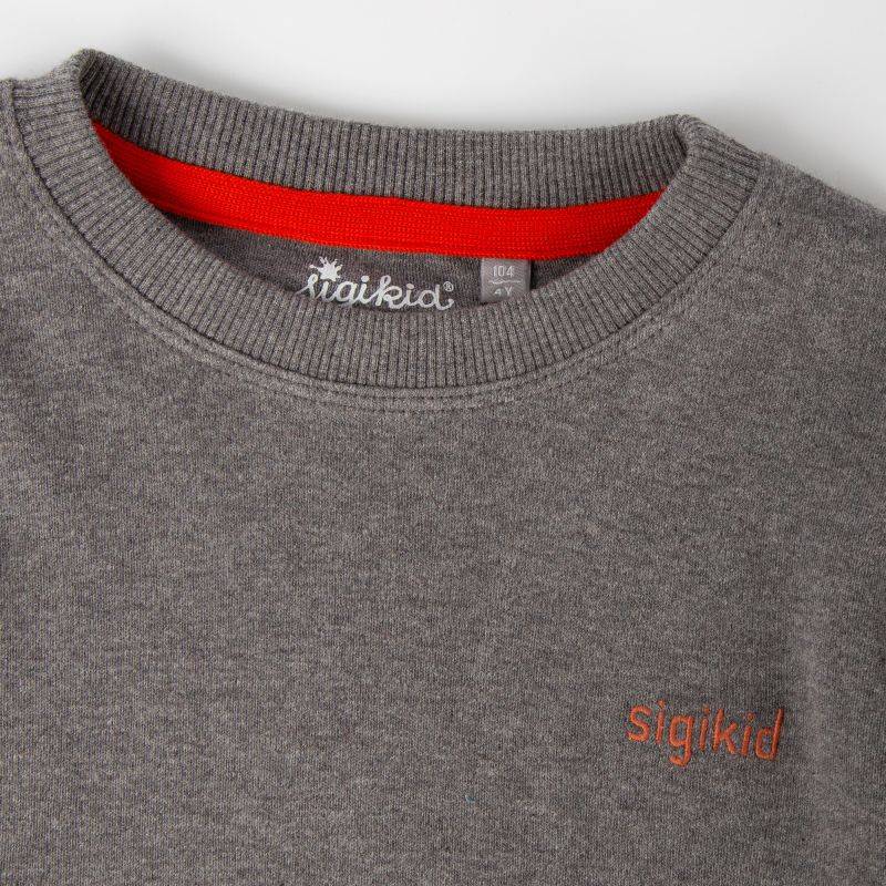 Sigikid Graumeliertes Kinder Langarmshirt Polarschiff Black Friday