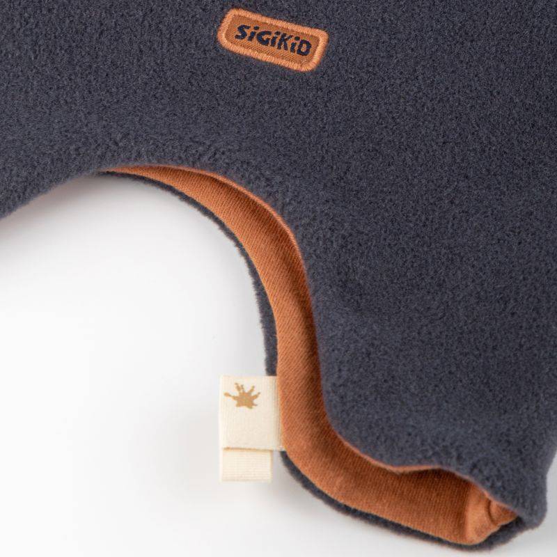Sigikid Kinder Fleece Schlupfmütze, dunkelgrau Exklusive Angebote