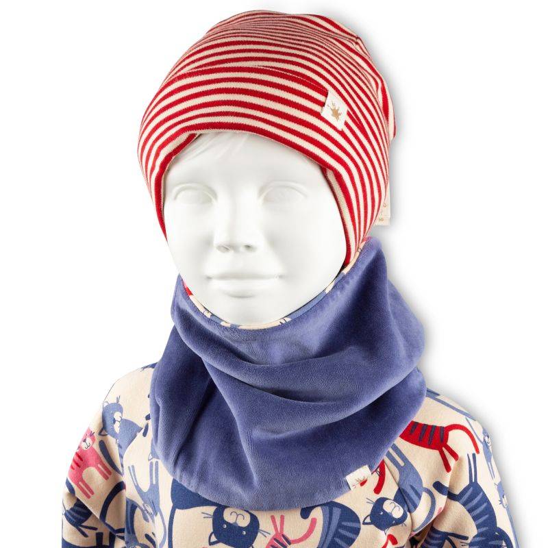 Sigikid Kinder Wende Loopschal, Nicki blau oder Katzenprint Wochenangebot