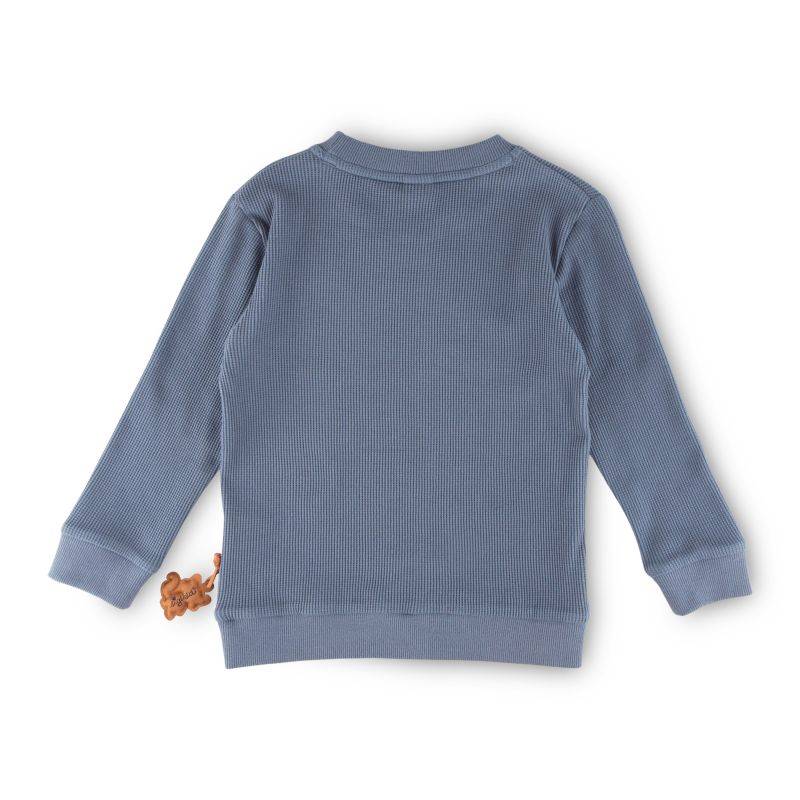 Sigikid Kinder Langarmshirt Forest Adventure, blau Begrenzte Freigabe