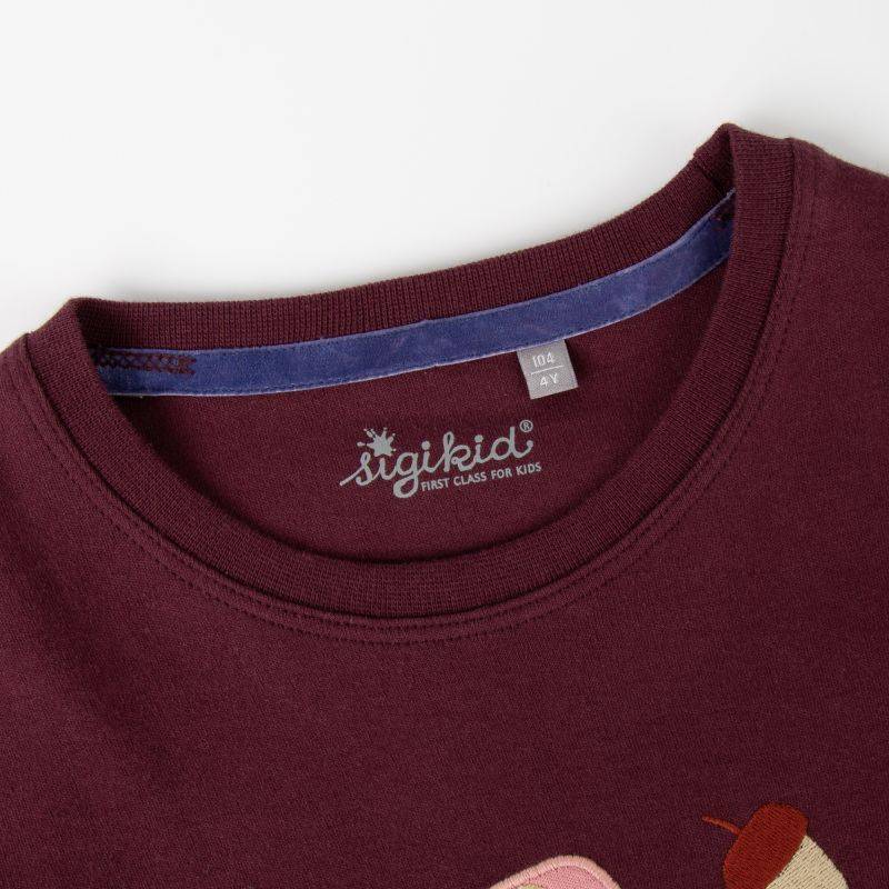 Sigikid Kinder Longshirt mit herbstlichen Motiven Letzter Tag