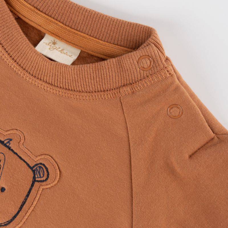 Sigikid Baby Sweatshirt mit Bären Motiv, braun Bis zu 65% Rabatt