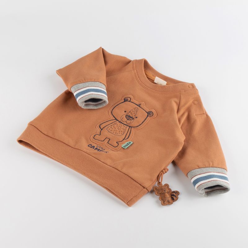 Sigikid Baby Sweatshirt mit Bären Motiv, braun Bis zu 65% Rabatt