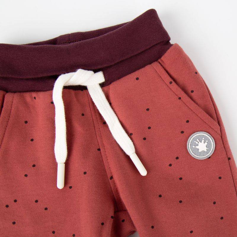 Sigikid Baby Wendehose rotbraun mit Pünktchen oder dunkelrot Nur für heute