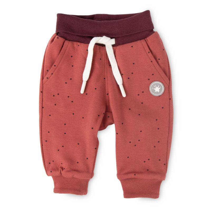 Sigikid Baby Wendehose rotbraun mit Pünktchen oder dunkelrot Nur für heute