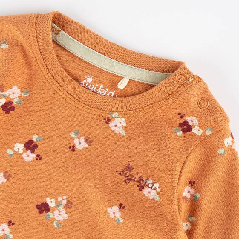 Sigikid Baby Langarmshirt Blümchen Auslauf