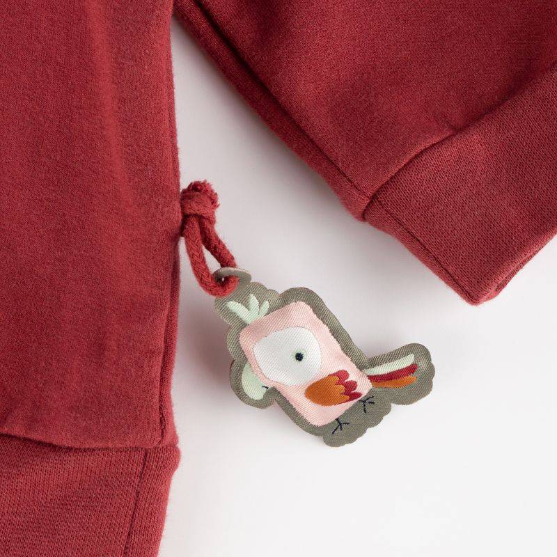 Sigikid Baby Sweatshirt Kakadu, dunkelrot Hotsell