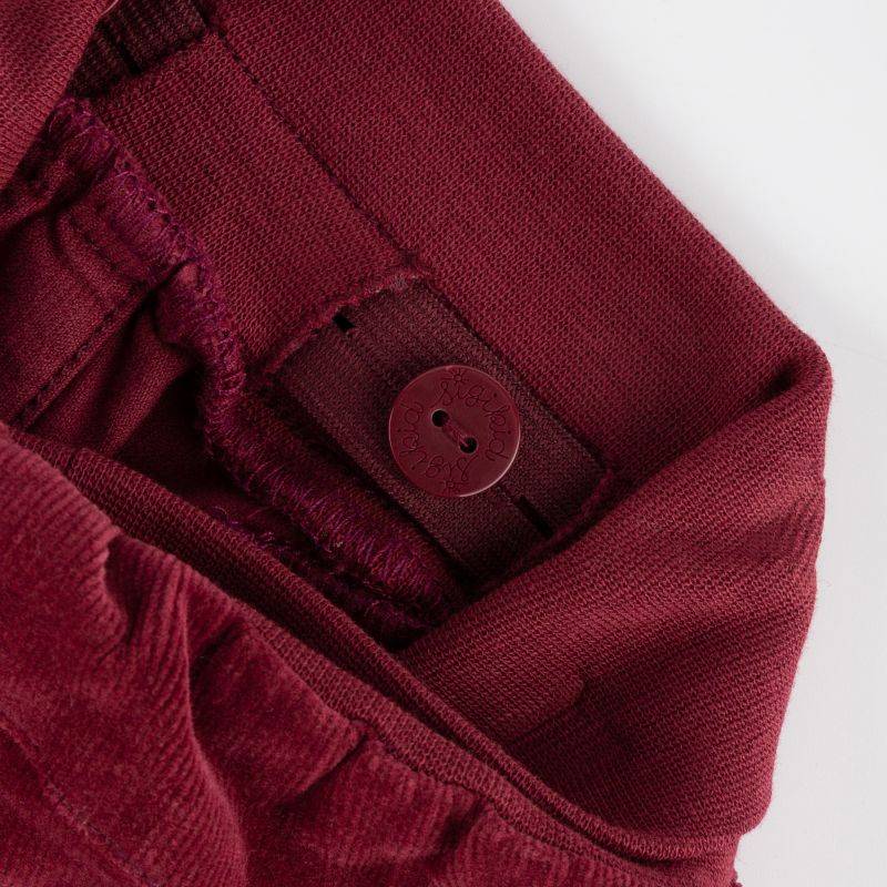 Sigikid Baby Cordhose, dunkelrot im Angebot