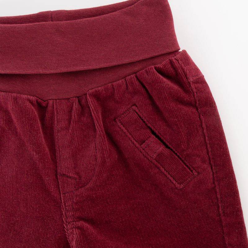 Sigikid Baby Cordhose, dunkelrot im Angebot