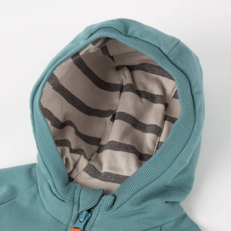 Sigikid Kinder Sweatjacke mit Kapuze, türkis Blitzverkäufe