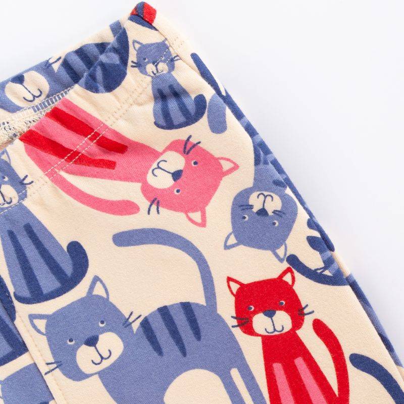 Sigikid Baby Sweat Leggings mit Katzen-Print Fabrikpreis
