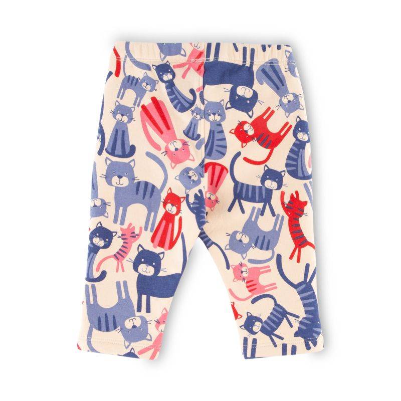 Sigikid Baby Sweat Leggings mit Katzen-Print Fabrikpreis