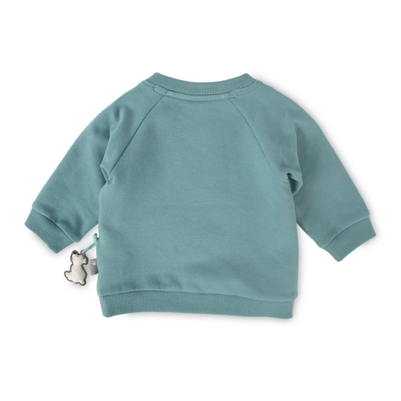 Sigikid Baby Sweatshirt mit Eisbär Motiv, türkis Rabatt