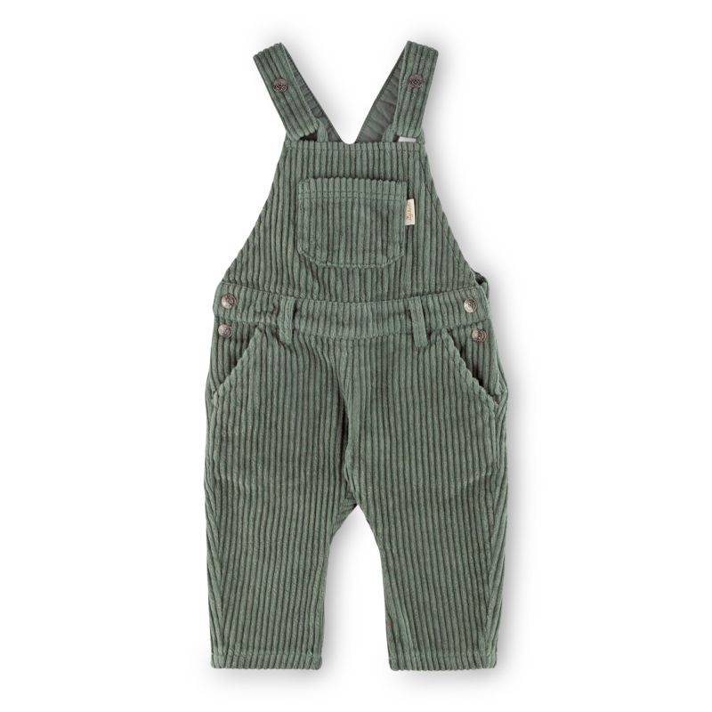 Sigikid Baby Cord Latzhose, grün Blitzangebot