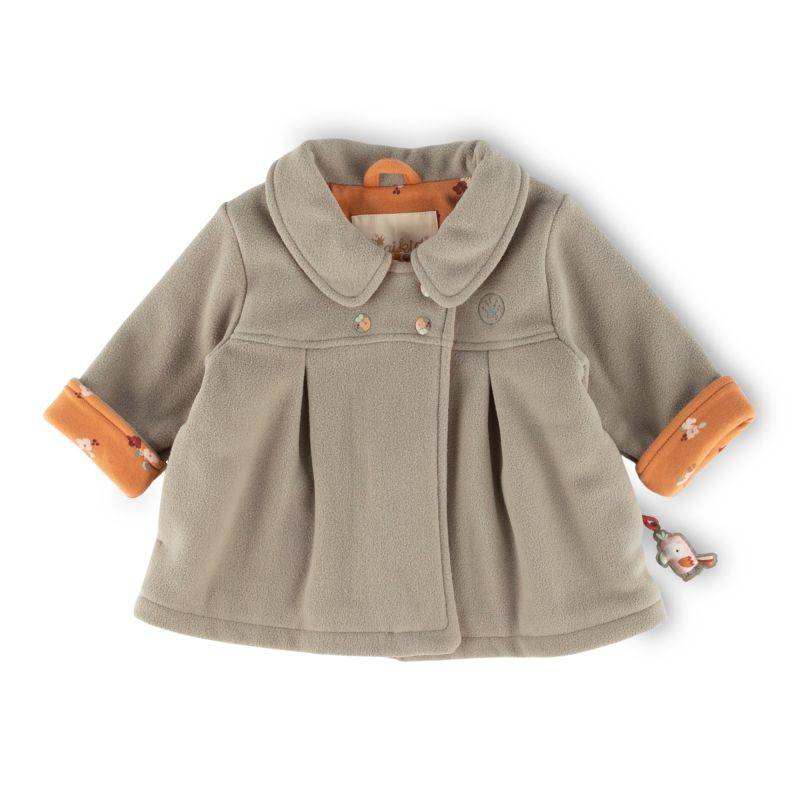 Sigikid Baby Fleecejacke mit Kragen, grün Große Rabatte