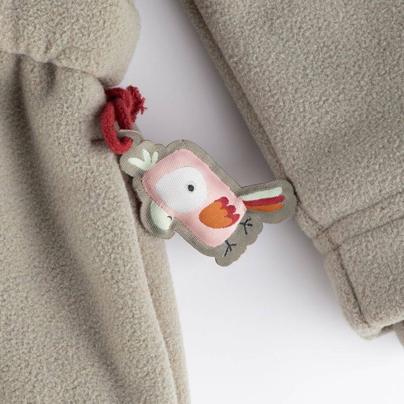 Sigikid Kinder Fleecejacke mit Kapuze und Stickmotiv Blumen Kauf eins, bekomm eins gratis