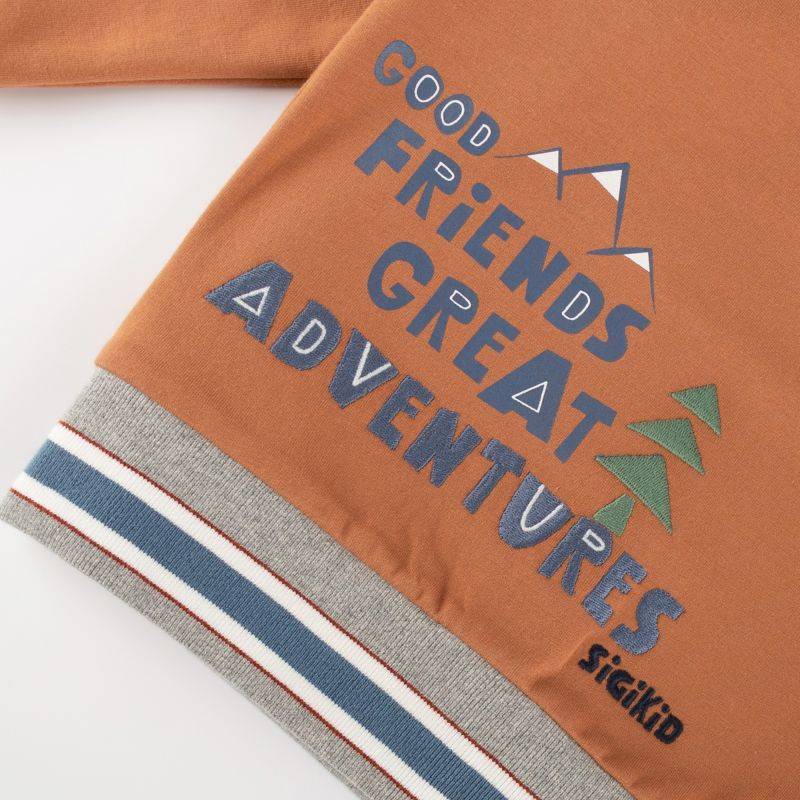 Sigikid Kinder Kapuzen Sweatshirt, braun Kostenlose Rückgabe