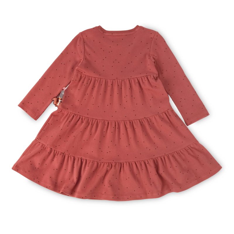 Sigikid Kinder Stufenkleid Autumn Forest, rotbraun mit Pünktchen JETZT KAUFEN