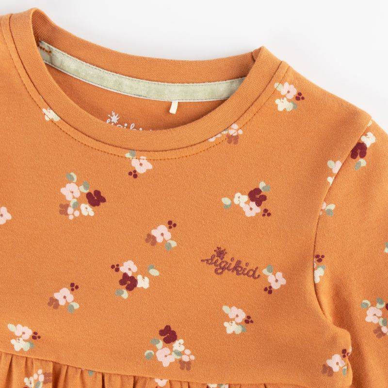 Sigikid Kinder Langarm Stufenkleid mit Blümchen Print Neueste Stile