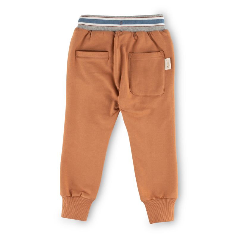 Sigikid Kinder Sweathose mit Beinbündchen, braun Nur noch ein Tag übrig