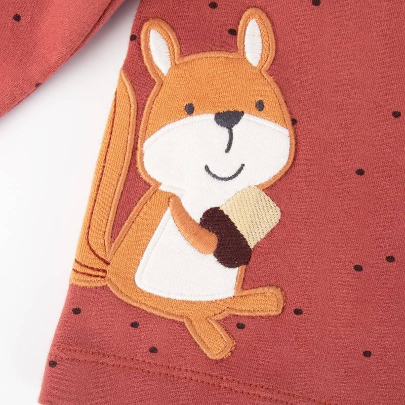 Sigikid Baby Pünktchen Langarmshirt Eichhörnchen 50% Rabatt mit kostenlosem Versand