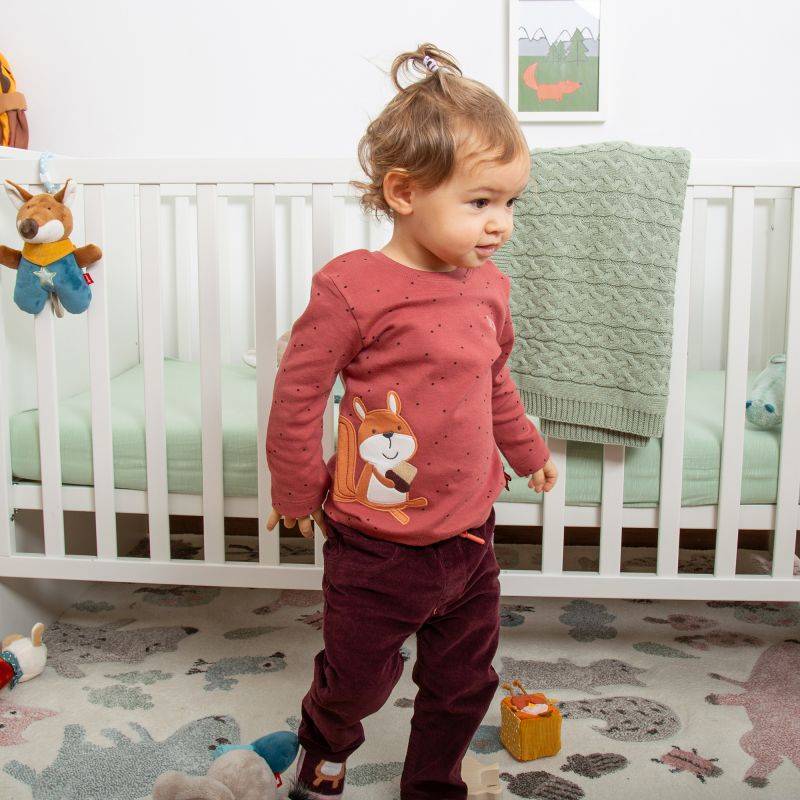 Sigikid Baby Pünktchen Langarmshirt Eichhörnchen 50% Rabatt mit kostenlosem Versand