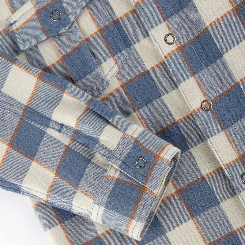 Sigikid Kinder Karo Flanell-Hemd, blau-weiß Clearance-Verkauf